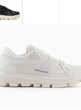 Armani/阿玛尼AX 男士潮牌时尚厚底低帮休闲鞋 XM001678 AF19226