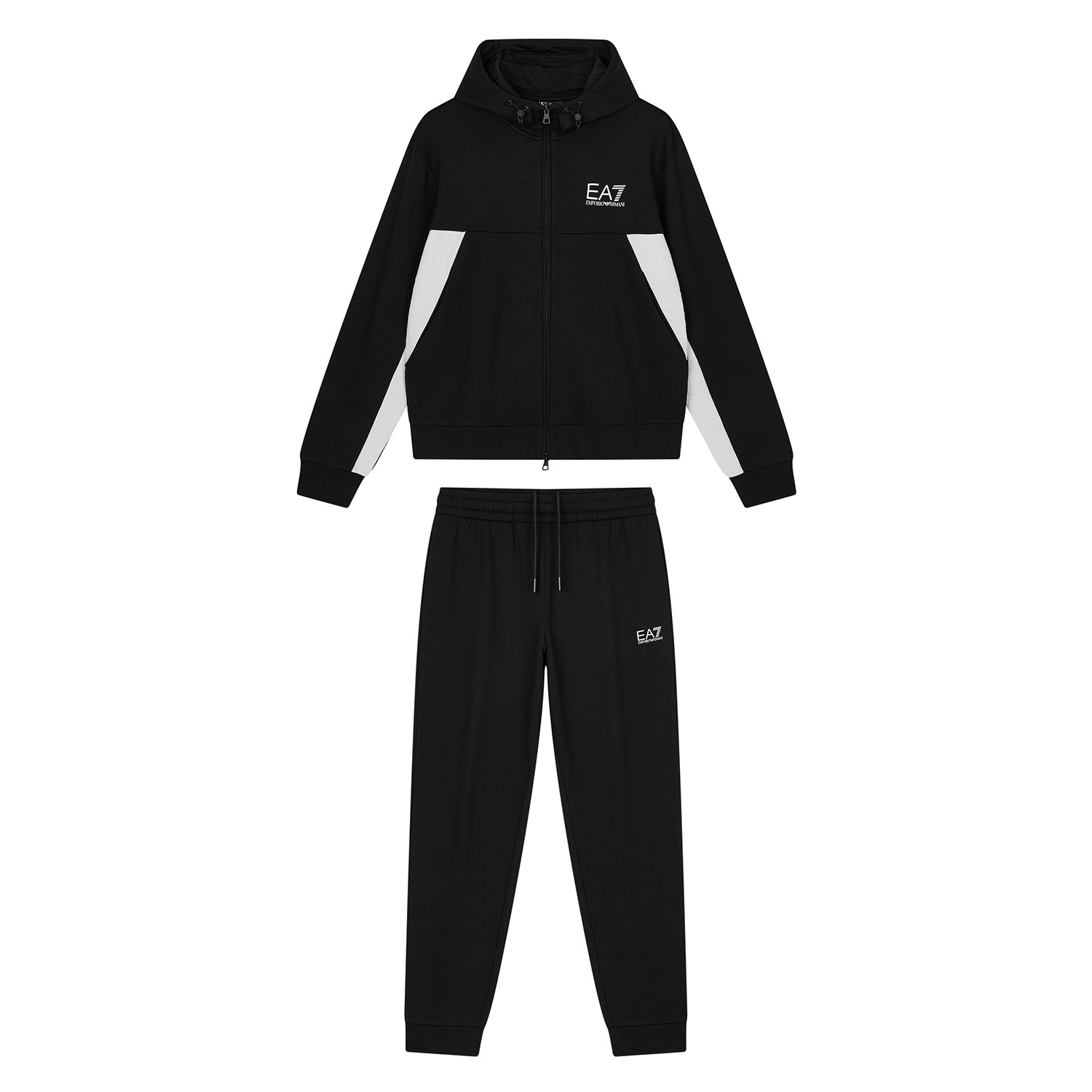 Armani/阿玛尼 EA7 男士连帽开衫卫衣运动套装 7M001611 AF12451