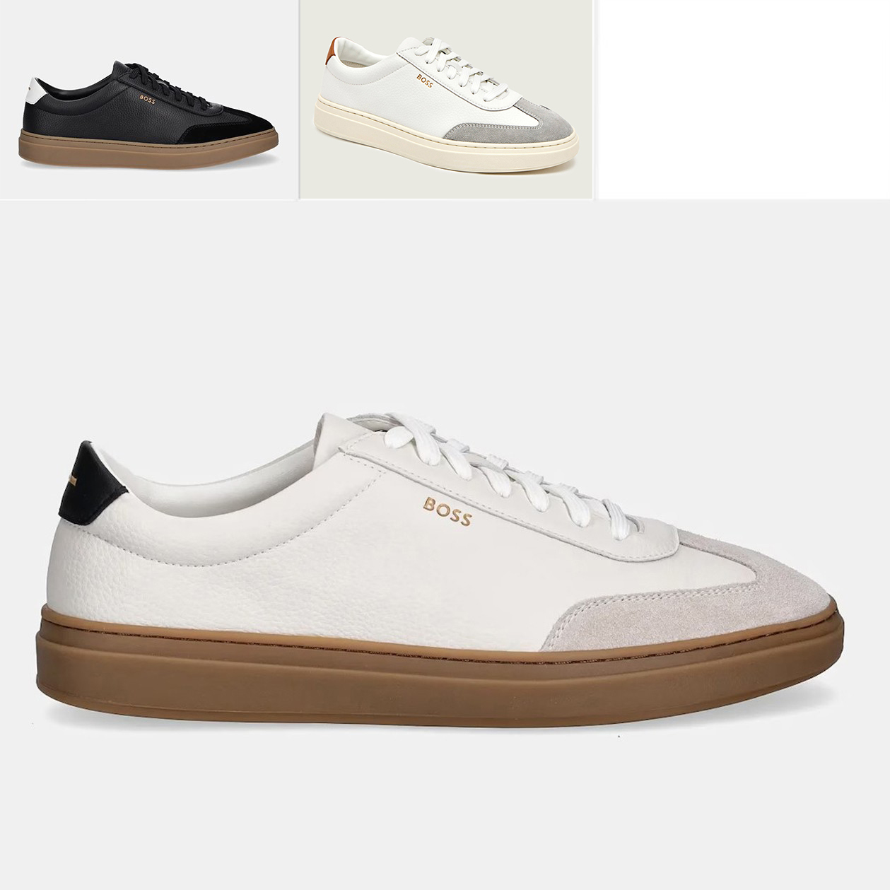 HugoBoss黑标男士真皮休闲鞋