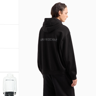 阿玛尼AX 6DZMLJ 男士 潮牌字母印花连帽卫衣 ZJ4XZ 时尚 Armani