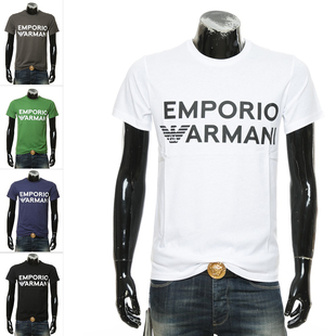 阿玛尼EA T恤211831 男士 休闲圆领短袖 3R479 鹰标时尚 Armani