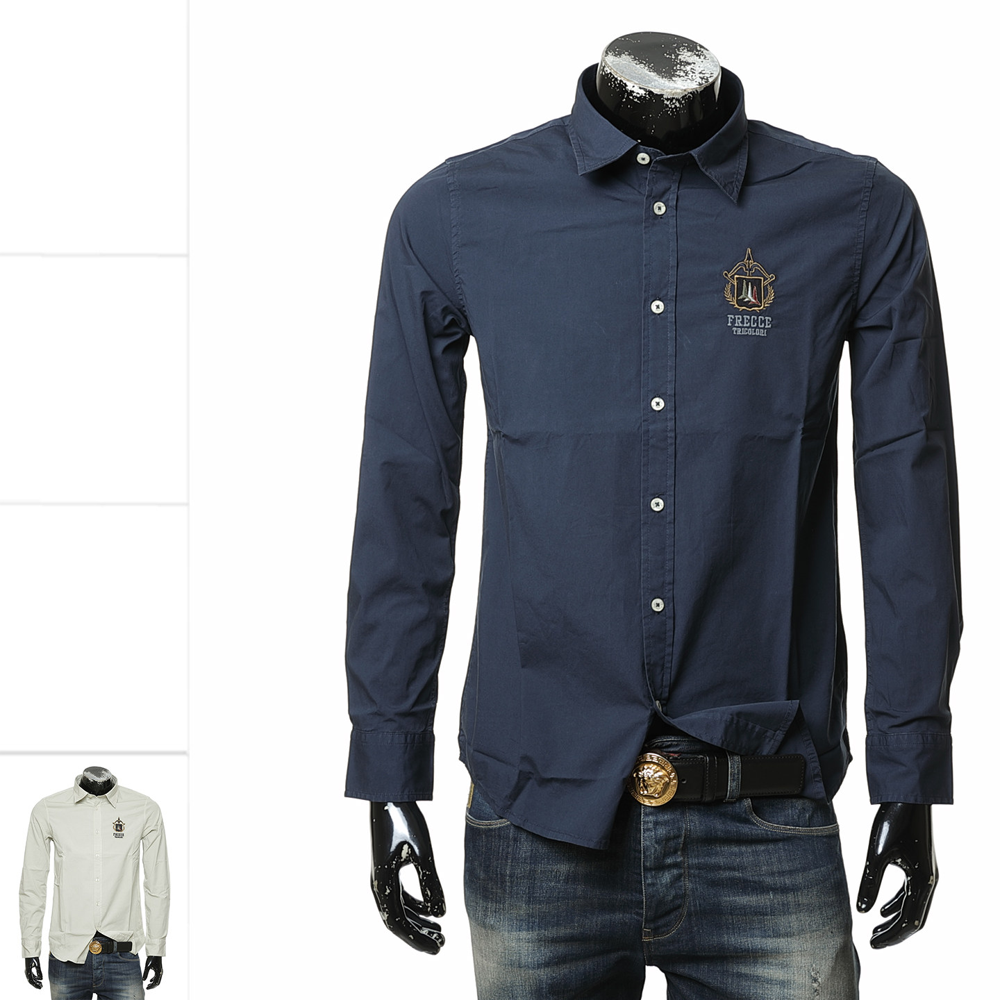 Aeronautica Militare AM空军男士绣标休闲衬衫252CA1261UCT03288