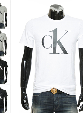 Calvin Klein CK 卡尔文克雷恩 修身男士休闲短袖圆领T恤 NM1903E
