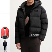 Armani AF15951 加厚保暖连帽棉夹克外套7M000710 阿玛尼EA7 男士