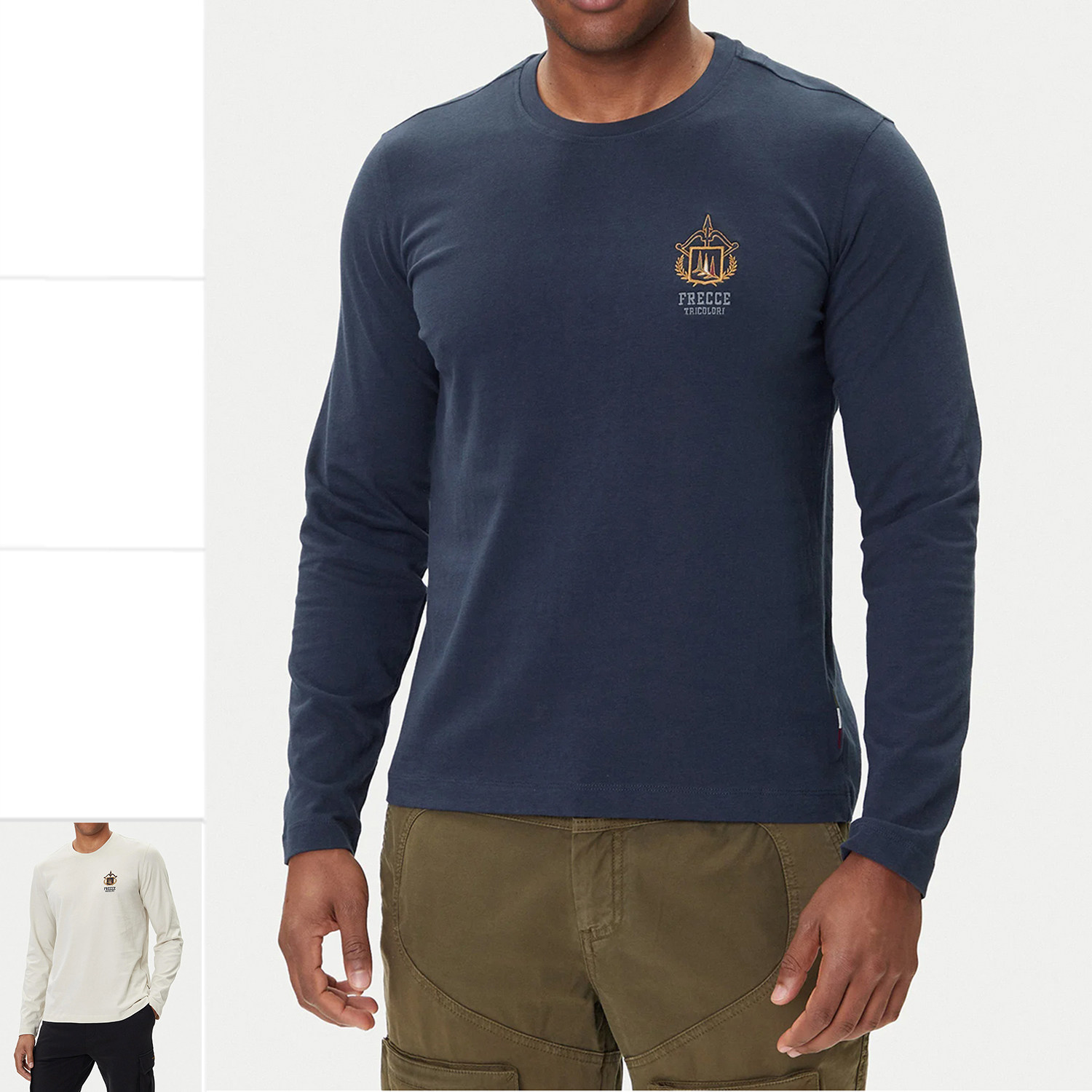 Aeronautica Militare AM 空军 男士绣标长袖T恤252TS2466UJ00703