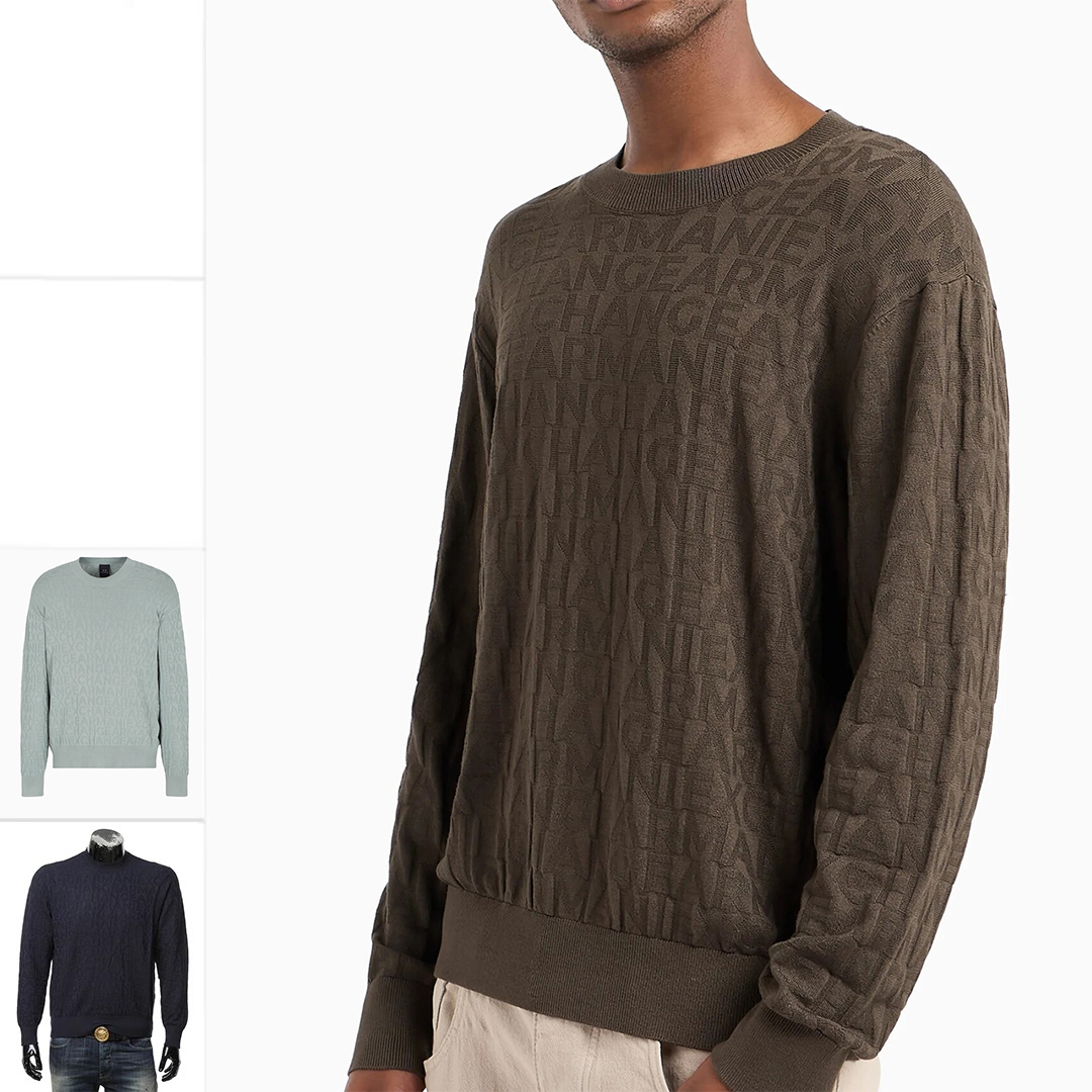 阿玛尼男士保暖针织衫