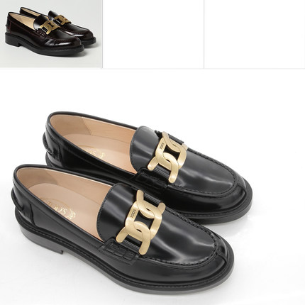 TOD'S 托德斯 女士经典麻花扣真皮时尚休闲乐福鞋 XXW59C0EN90SHA