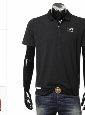 Armani/阿玛尼EA7 男士时尚休闲简约短袖POLO衫 7M000125 AF13956