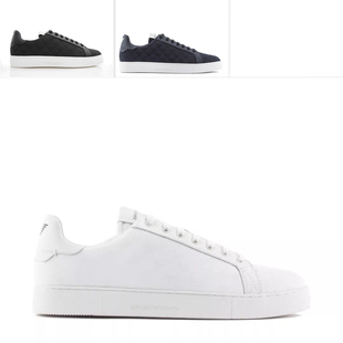 男士 海外直邮 鹰标低帮鞋 休闲鞋 XM741 Armani X4X316 阿玛尼EA