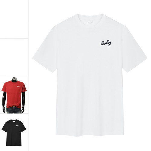 Bally/巴利男士纯棉短袖T恤