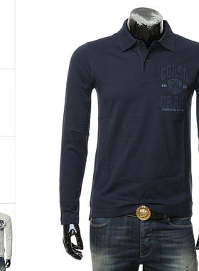 Aeronautica Militare AM空军 男士休闲长袖POLO衫 242PO1802J611