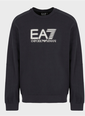 Armani/阿玛尼EA7 男士时尚潮流纯棉套头圆领卫衣 6DPM60 PJVRZ