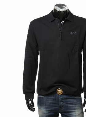 Armani/阿玛尼EA7 男士时尚休闲长袖POLO衫 7M000883 AF12661