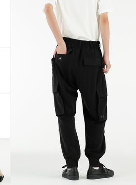 Y3 Y-3 海外直邮 正品 男士时尚潮牌束脚工装裤休闲裤 IN8717