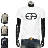 阿玛尼EA 圆领T恤 男士 Armani 时尚 丝光棉鹰标短袖 8N1TF6 1JUVZ