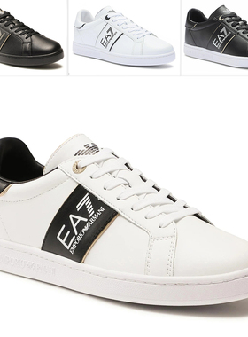 Armani/阿玛尼EA7 男士时尚真皮低帮休闲鞋板鞋X8X102 XK346