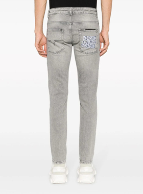 Versace/范思哲VJ 男士潮牌修身时尚长裤牛仔裤 75GAB5D2 CDW63