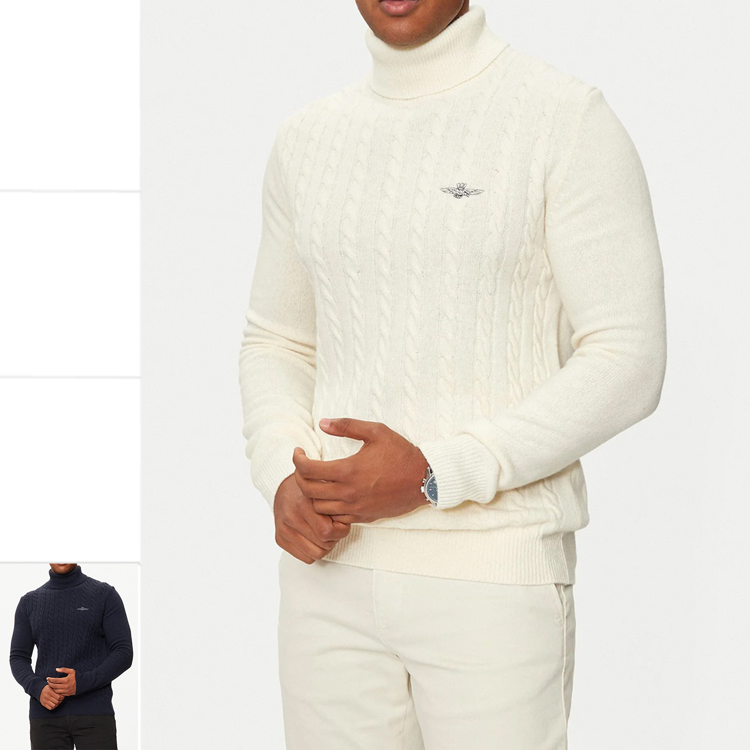 AeronauticaMilitare男高领毛衣