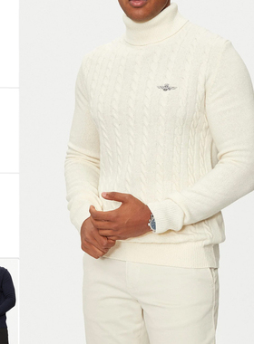 Aeronautica Militare AM空军 男加厚保暖高领毛衣 242MA1485L417