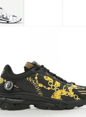 Versace/范思哲VJ 男士潮牌奢华印花低帮休闲鞋 75YA3SO2 ZP306
