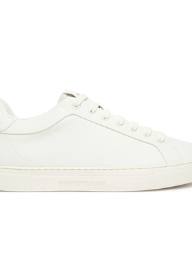 Armani/阿玛尼EA 男士真皮时尚简约低帮休闲鞋 EM003844 AF20004