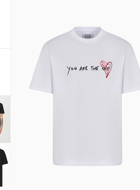 Armani/阿玛尼EA7 男士时尚休闲圆领短袖T恤 7X000032 AF13243