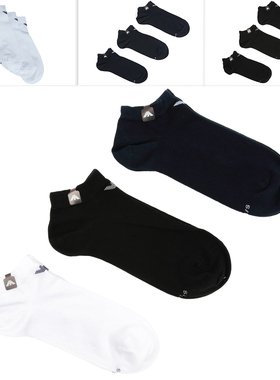 Armani/阿玛尼EA 男士舒适短袜鹰标3双装短筒袜子 300038 CC134