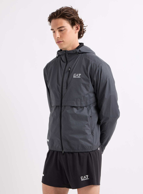 Armani/阿玛尼EA7男士休闲简约连帽运动外套夹克7M000063 AF13152