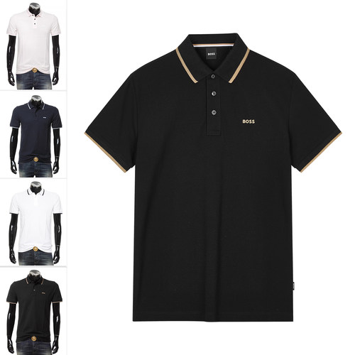 HugoBoss黑标男士短袖POLO衫