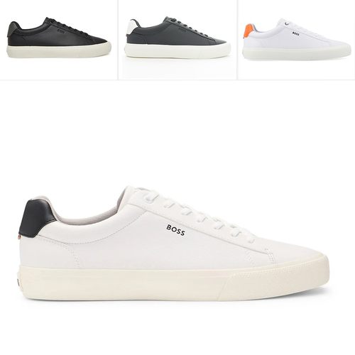 HugoBoss男士潮流小白鞋