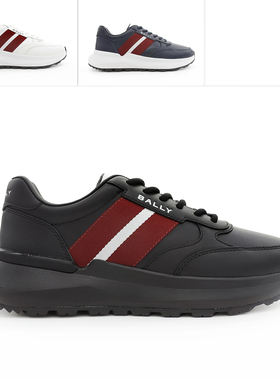 Bally/巴利 男士时尚大牌真皮低帮厚底运动休闲鞋 MSK0G0 VT049