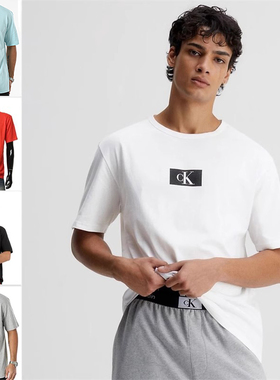 Calvin Klein CK 卡尔文克雷恩 男士时尚简约短袖圆领T恤NM2399E,