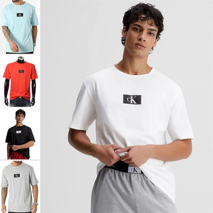 卡尔文克雷恩 Calvin 简约短袖 圆领T恤NM2399E 时尚 Klein 男士