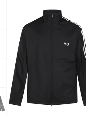 Y3 Y-3 男士运动休闲时尚潮牌经典三杠立领开衫外套卫衣 IW7462