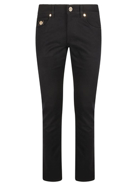 Versace/范思哲男奢华金标美杜莎修身长裤牛仔裤1011693 1A11928