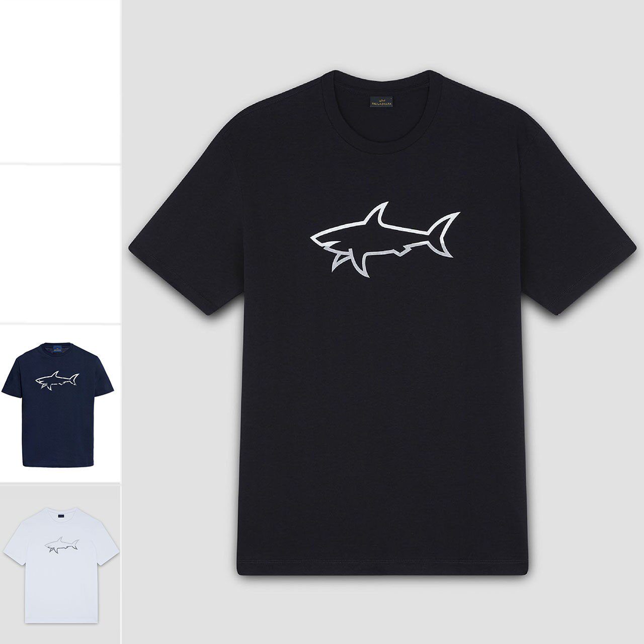 PAUL & SHARK鲨鱼海外直邮男士时尚休闲简约圆领短袖T恤 25411078