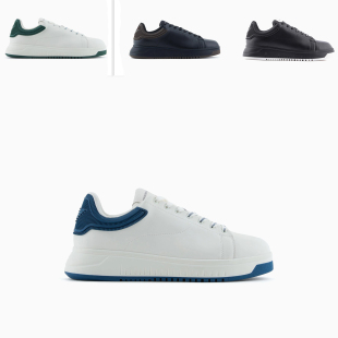 时尚 男士 真皮增高小白鞋 休闲鞋 AF18212 Armani EM003663 阿玛尼EA