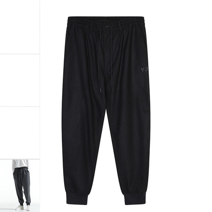 Y3 Y-3 海外直邮 男士时尚潮牌羊毛收脚长裤休闲裤 IZ1878