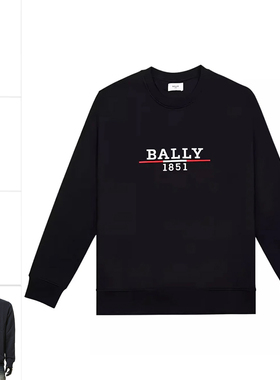 Bally/巴利海外直邮 男士刺绣时尚休闲圆领套头卫衣 603088 24217