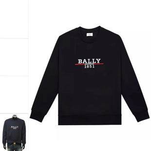 603088 Bally 24217 休闲圆领套头卫衣 刺绣时尚 巴利海外直邮 男士