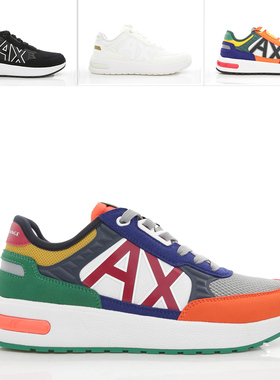 Armani/阿玛尼AX 海外直邮 男士运动系带休闲低帮鞋XUX090 XV276