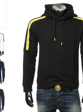 Armani/阿玛尼EA7 男士时尚休闲连帽套头卫衣 3DPM57 PJEQZ