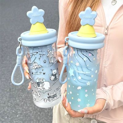 高颜值吸管水杯女夏季