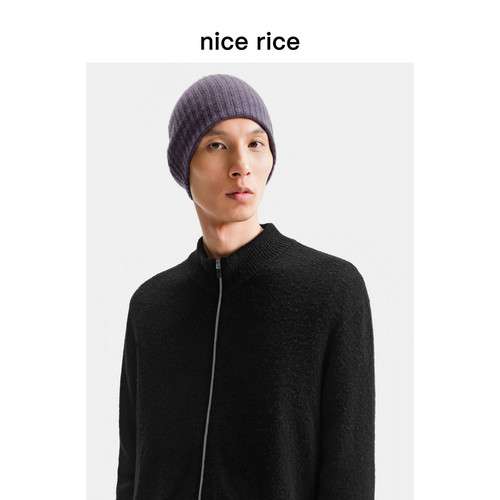 nicerice好饭羊毛肌理针织帽