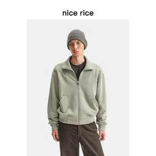 新品 25秋季 绵羊毛混纺纱线一翻针织帽NHQ32058 rice好饭 nice