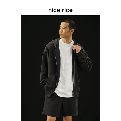 nicerice好饭全棉连帽卫衣