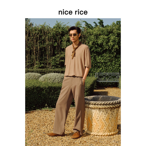 nicerice好饭宽松休闲长裤