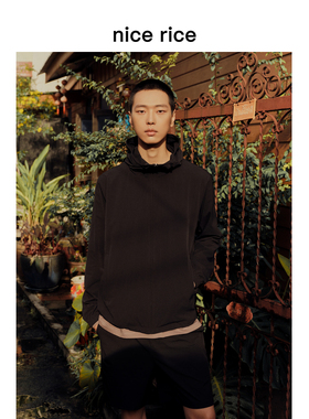 nice rice好饭 s.系列微弹防晒拒水拉链连帽男士夹克外套NGC06039