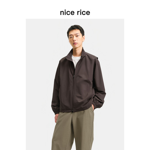 nicerice好饭宽松立领夹克
