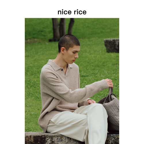 nicerice好饭直身羊毛毛衣